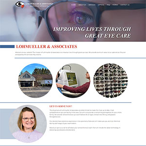 Screen capture of Lohmueller & Associates website